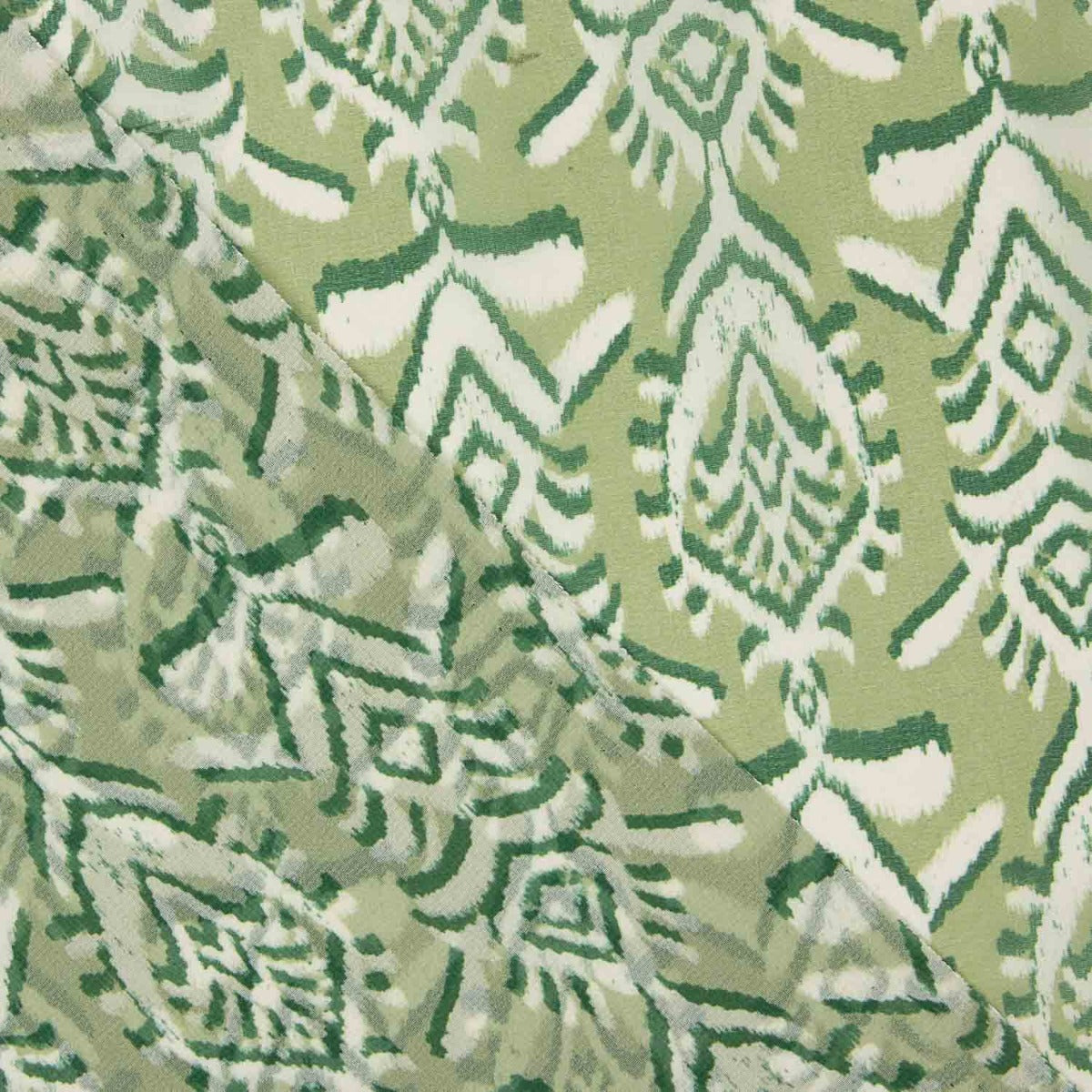 Polyester-Gaze Shibori Grün - Ribes y Casals