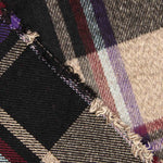 Mantel Stoff Karos Beige - Ribes y Casals