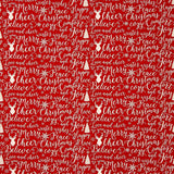 Weihnachten Popeline Hou Rot - Ribes y Casals