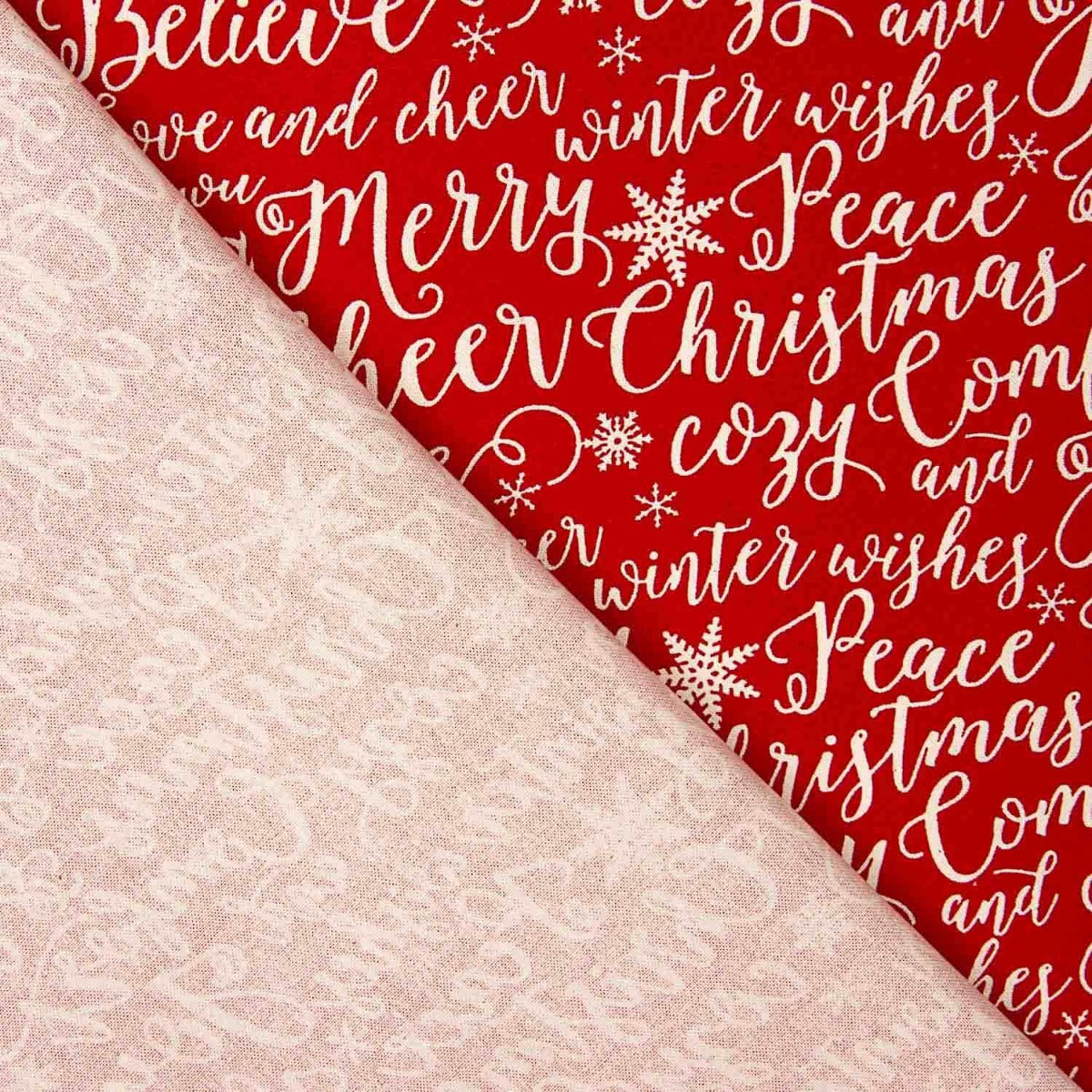 Weihnachten Popeline Hou Rot - Ribes y Casals