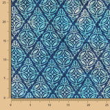 Popeline Batik Nairobi Blau - Ribes y Casals