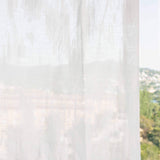 Transparenter Jacquard-Stores Vorhang Wolkenweiß Natürlich - Ribes y Casals