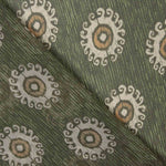 Polyester Gaze Tribal Grün - Ribes y Casals