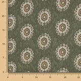 Polyester Gaze Tribal Grün - Ribes y Casals