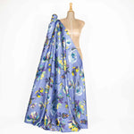 Maylin Flieder bedruckter Satin - Ribes y Casals