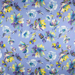 Maylin Flieder bedruckter Satin - Ribes y Casals