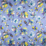 Maylin Flieder bedruckter Satin - Ribes y Casals