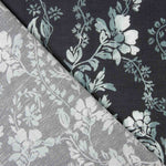 Twill Soft Viskose Leinen Leinen Blumen Navy - Ribes y Casals