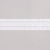 Weißer bestickter Batist-Streifen, Modell 11696 – 30 mm - Ribes y Casals