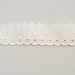 Besticktes Baumwollband 2,5cm - Ribes y Casals