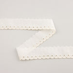 Besticktes Baumwollband 2,5cm - Ribes y Casals