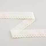 Besticktes Baumwollband 2,5cm - Ribes y Casals