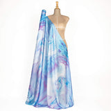 Bedrucktes Satin Sechzehn Lila - Ribes y Casals