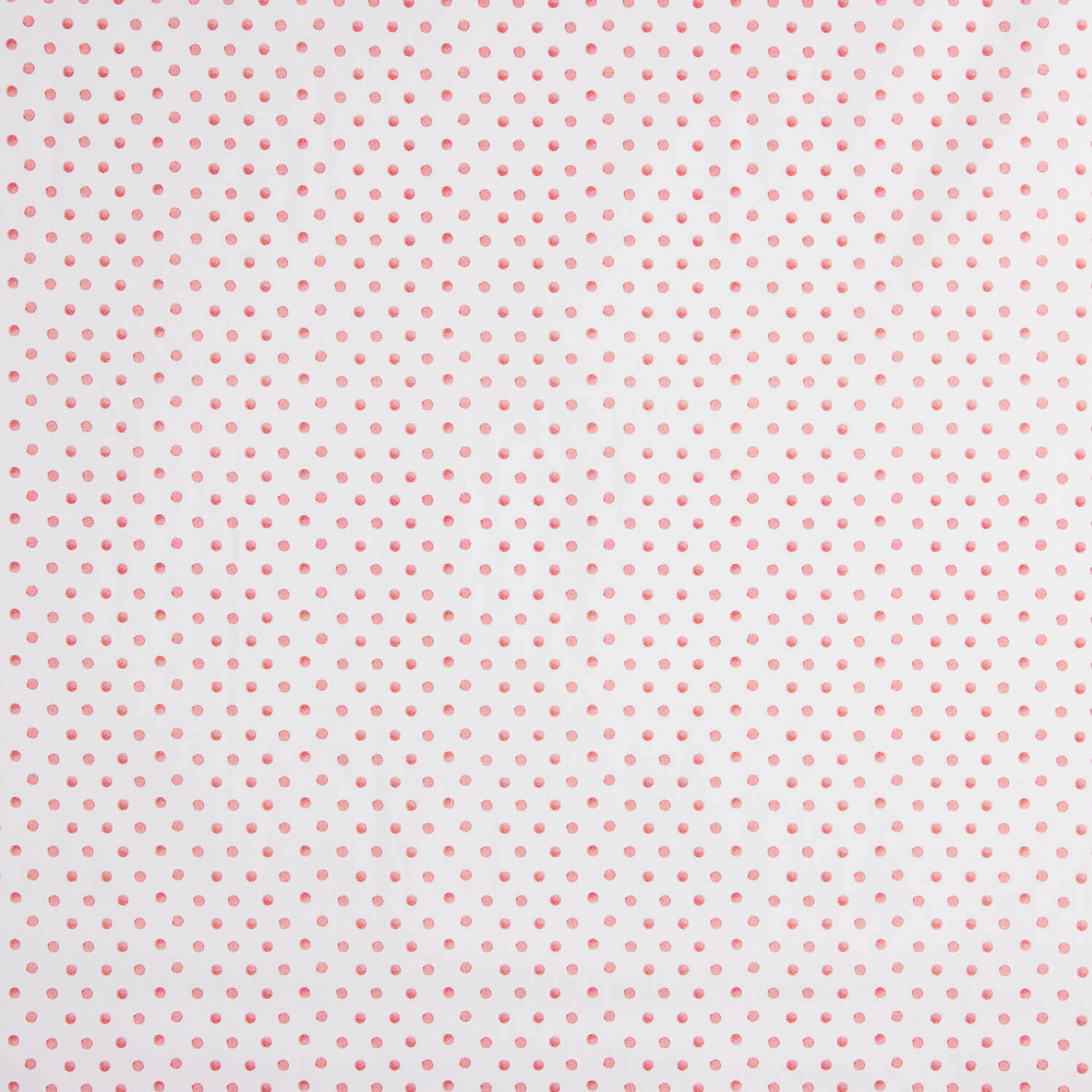 Bedruckter Perkal Mini Polka Dots Rot - Ribes y Casals