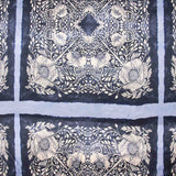 Satin aus Polyester mit geometrischem Muster in Türkis - Ribes y Casals