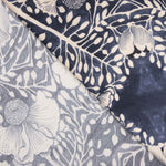 Satin aus Polyester mit geometrischem Muster in Türkis - Ribes y Casals
