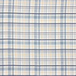 Voile Baumwolle Karo Breeze Blau - Ribes y Casals