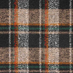 Stoff Braun Karierter Mantel - Ribes y Casals