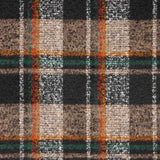 Stoff Braun Karierter Mantel - Ribes y Casals
