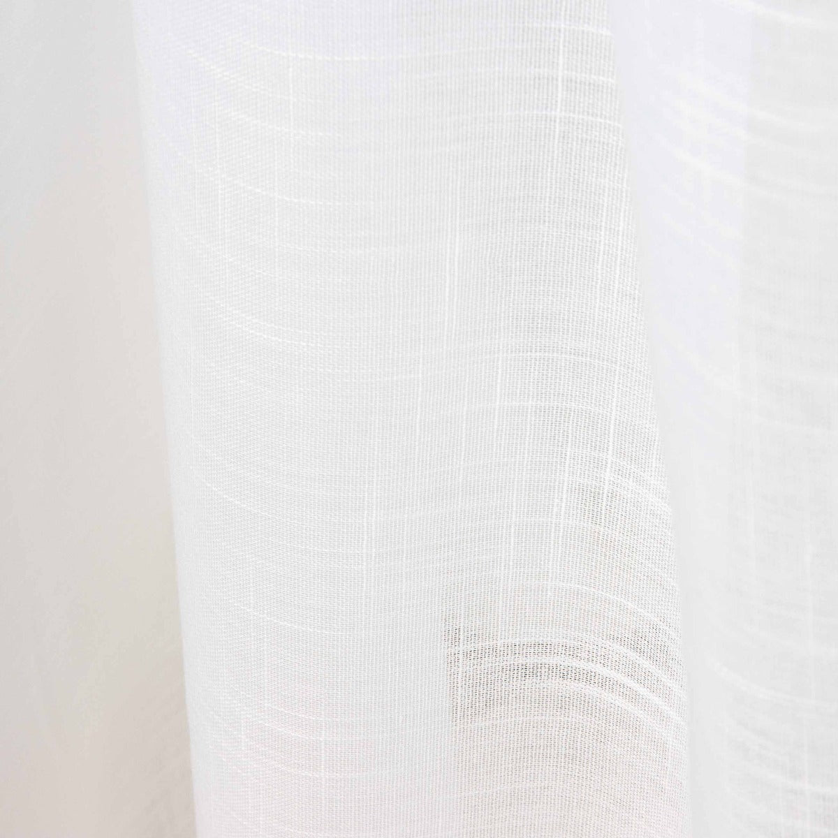 Schlichter transparenter Netzvorhang Naturweiß - Ribes y Casals