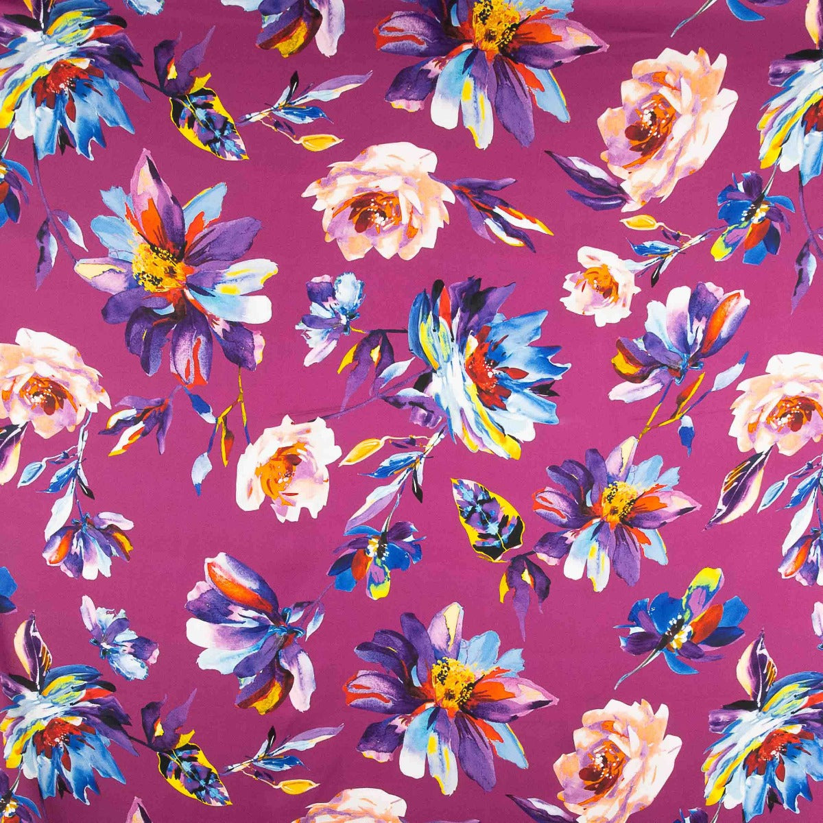 Bedruckter Satin Niema Grana - Ribes y Casals