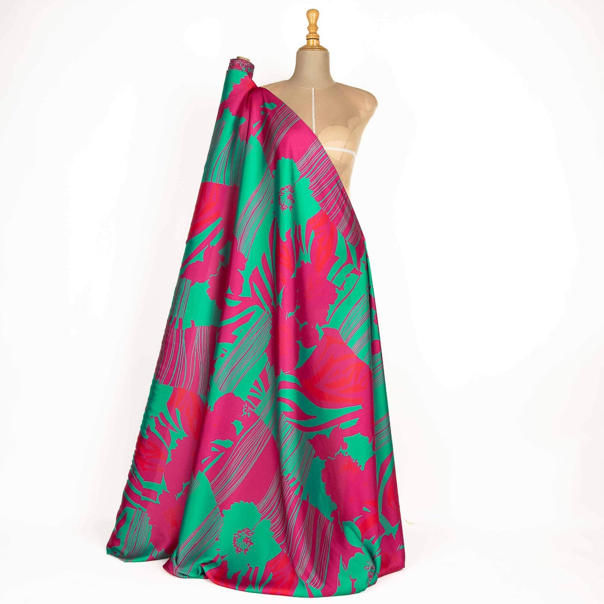 Satin Druck Jira Magenta - Ribes y Casals