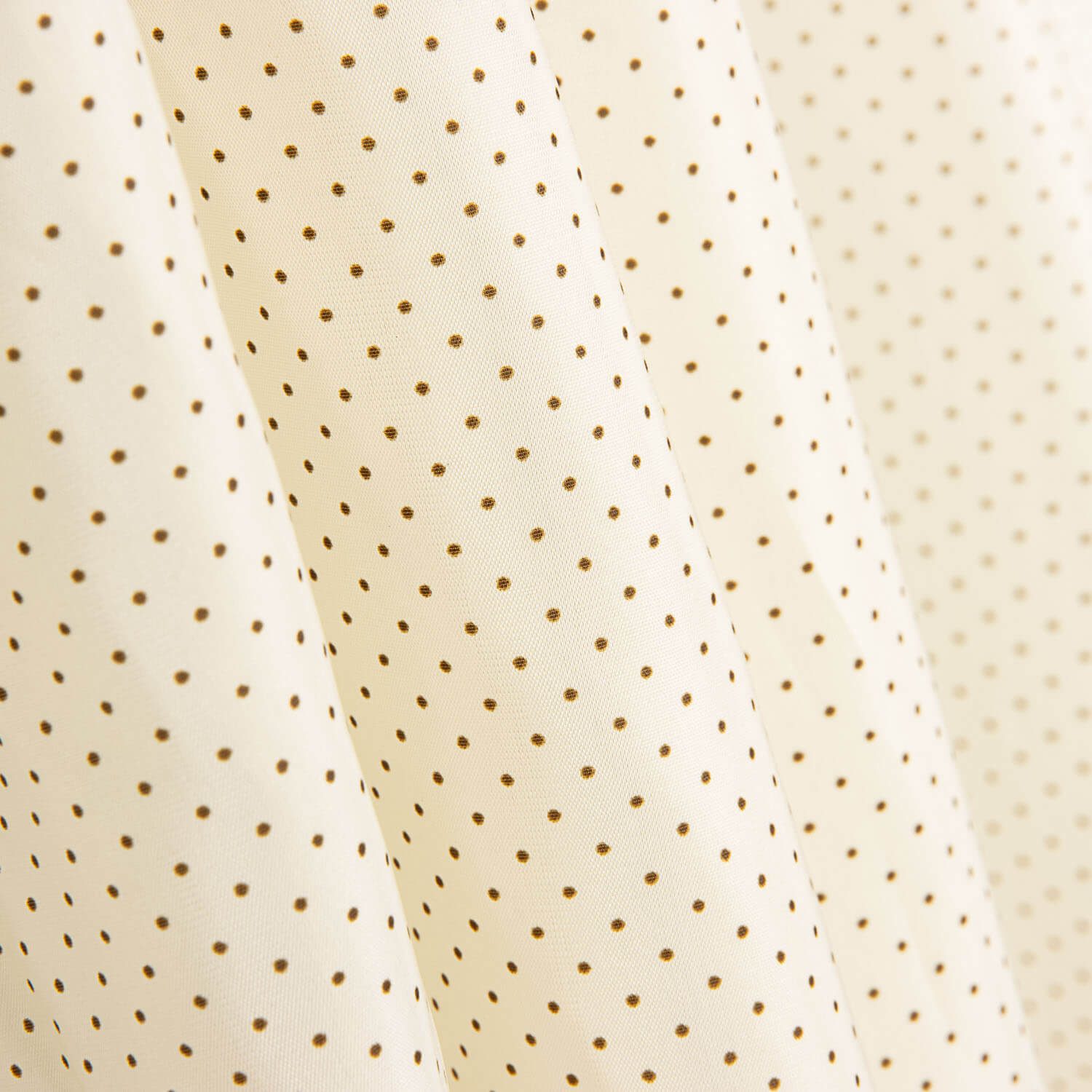 Futter Ecru Polka Dot Braun - Ribes y Casals