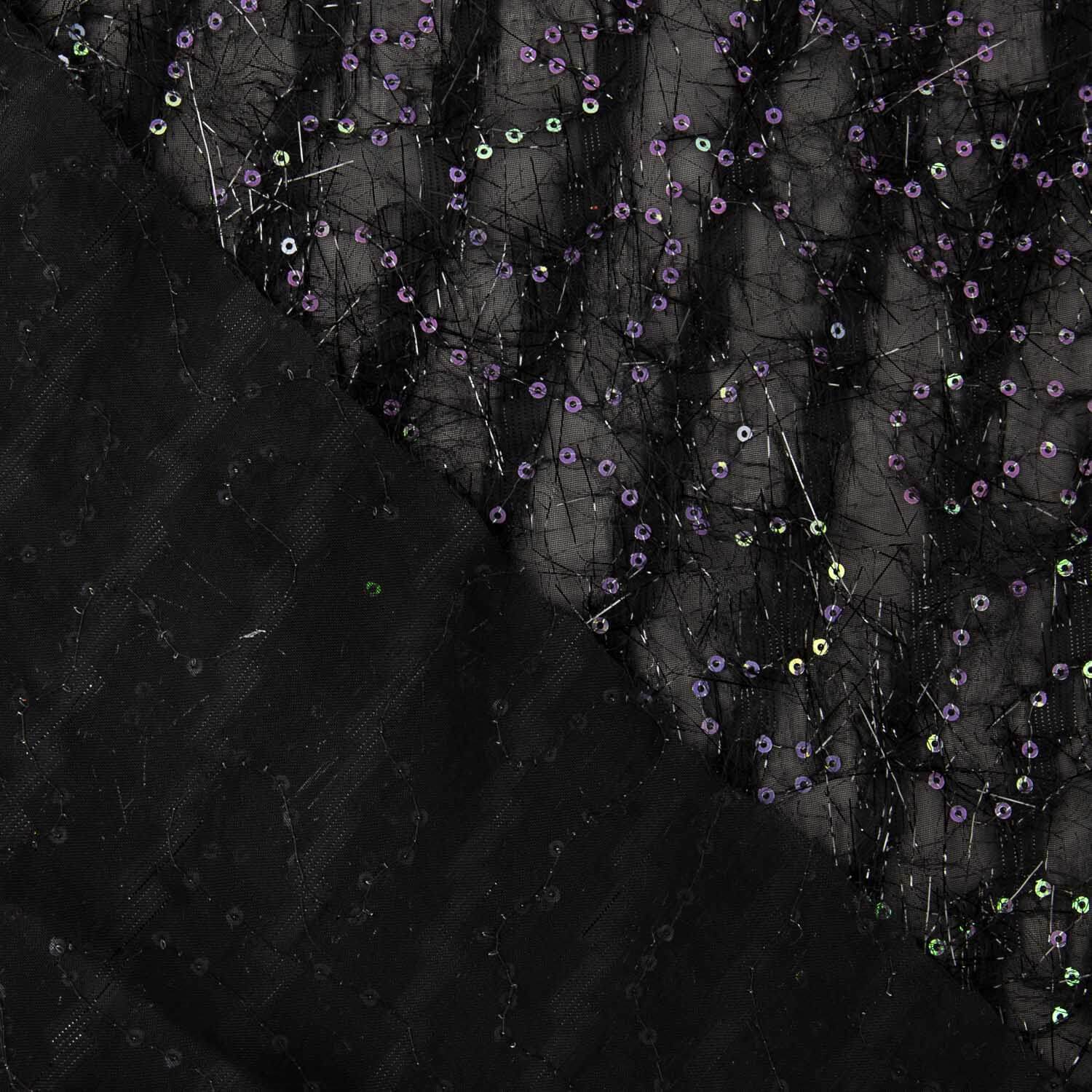 Gaze Fantasy Sequin Hair Noir - Ribes y Casals