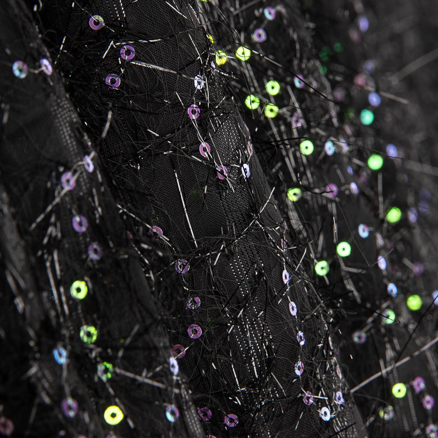 Gaze Fantasy Sequin Hair Noir - Ribes y Casals