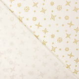 Goldflake Bedruckte Popeline Natur - Ribes y Casals