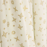 Goldflake Bedruckte Popeline Natur - Ribes y Casals
