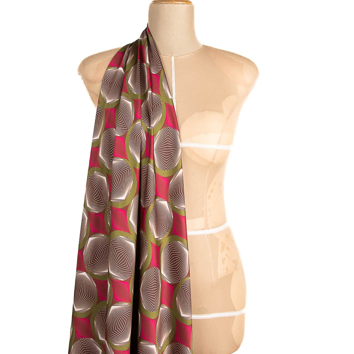Bedruckter Satin Brigit - Ribes y Casals