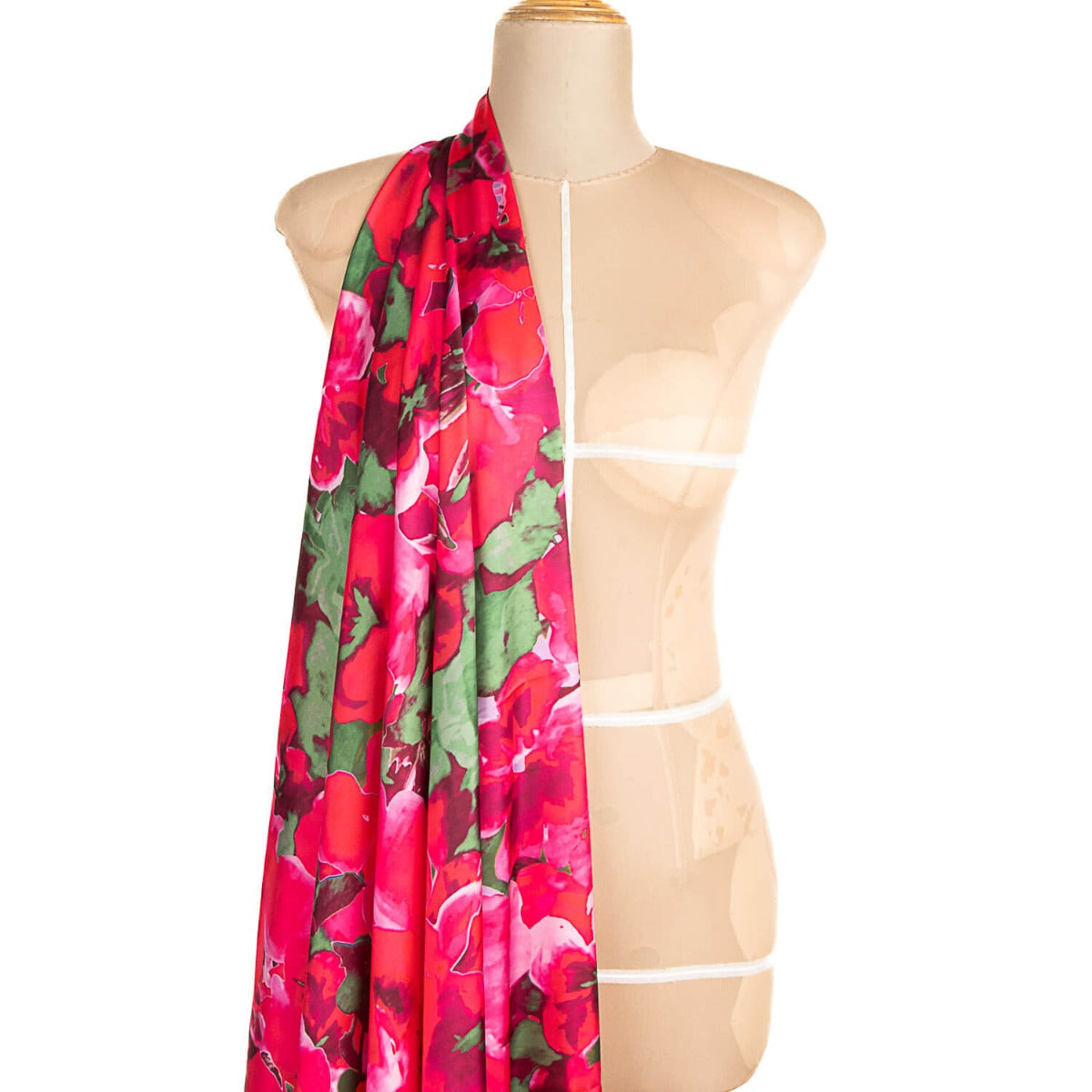 Bedrucktes Satin Mengual - Ribes y Casals