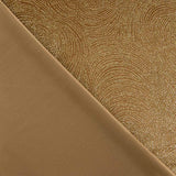 Stretch-Samt Glitter Geo Camel - Ribes y Casals
