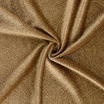 Stretch-Samt Glitter Geo Camel - Ribes y Casals