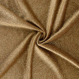Stretch-Samt Glitter Geo Camel - Ribes y Casals