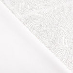 Stretch Samt Glitter Geo Stretch Samt Geo Weiß - Ribes y Casals