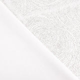 Stretch Samt Glitter Geo Stretch Samt Geo Weiß - Ribes y Casals
