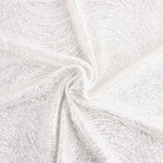 Stretch Samt Glitter Geo Stretch Samt Geo Weiß - Ribes y Casals