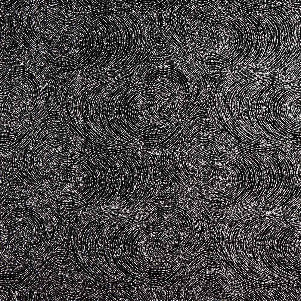 Stretch Samt Glitter Geo Stretch Samt Geo Schwarz - Ribes y Casals