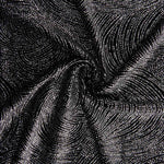 Stretch Samt Glitter Geo Stretch Samt Geo Schwarz - Ribes y Casals