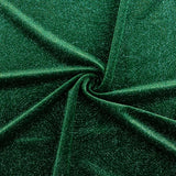 Stretch-Samt Glitter Geo Stretch-Velours Flaschengrün - Ribes y Casals