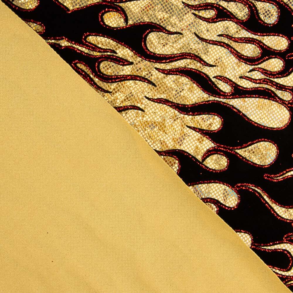 Beflockter Rash Guard Golden Trash 105x140 cm - Ribes y Casals