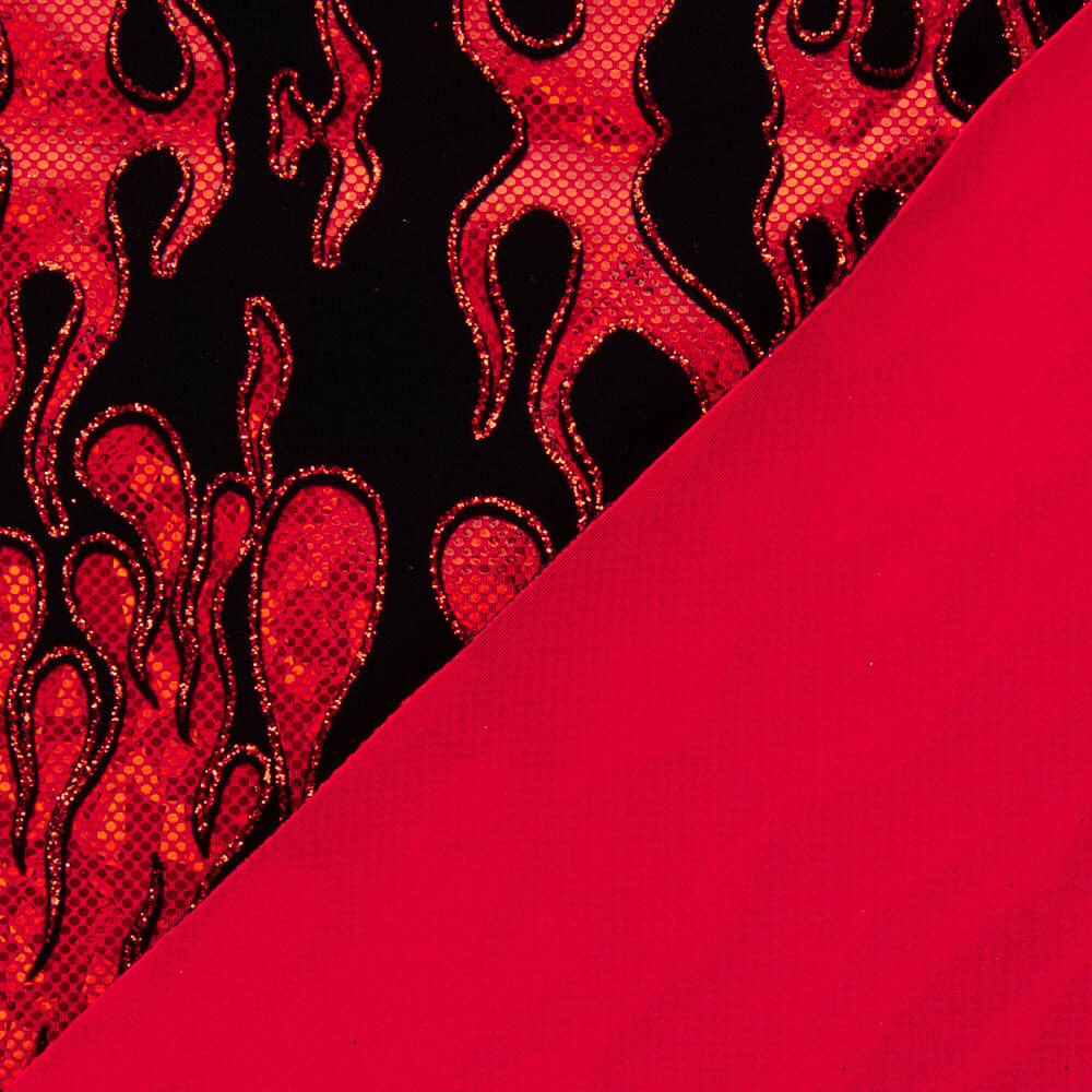Beflockter Trash Rash Guard Rot - Ribes y Casals