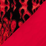 Beflockter Trash Rash Guard Rot - Ribes y Casals
