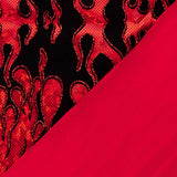 Beflockter Trash Rash Guard Rot - Ribes y Casals
