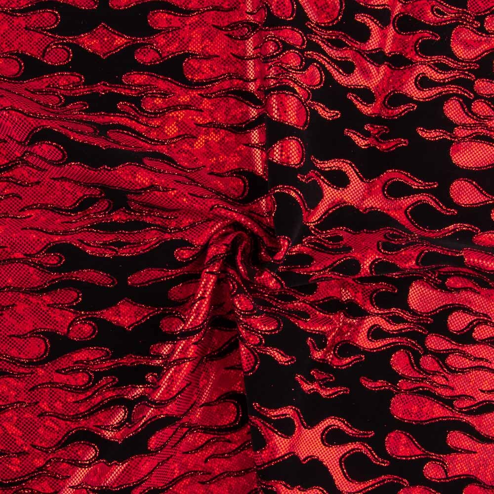 Beflockter Trash Rash Guard Rot - Ribes y Casals