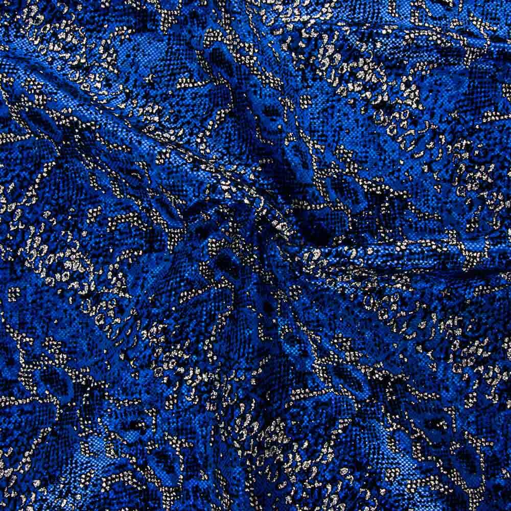 Tierisch beflockter Rash Guard Blau - Ribes y Casals