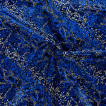 Tierisch beflockter Rash Guard Blau - Ribes y Casals