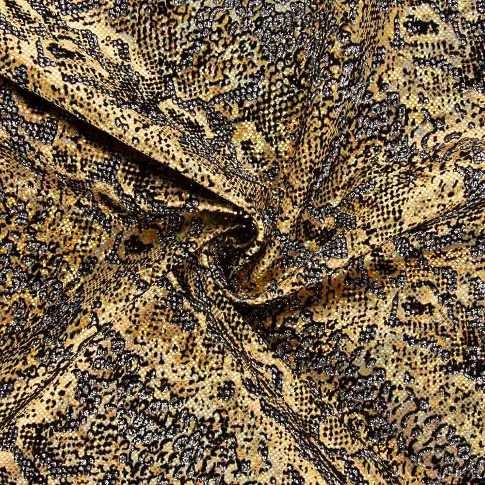 Tierbeflockter Rashguard Gold - Ribes y Casals